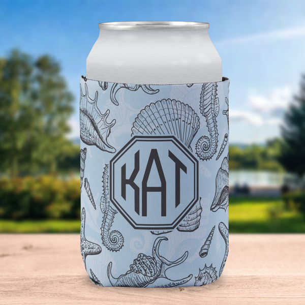 Sea-blue Seashells Can Sleeve - LIFESTYLE (single)