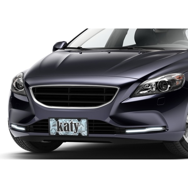 Sea-blue Seashells Car License Plate Lifestyle