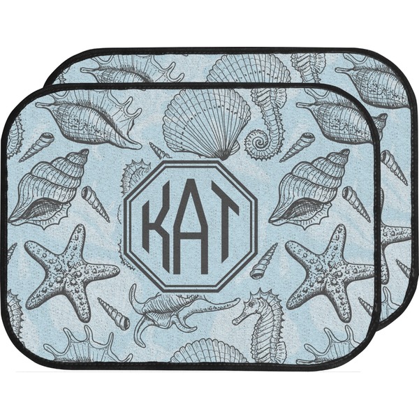 Sea-blue Seashells Carmat Aggregate Back