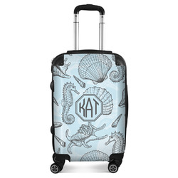 Sea-blue Seashells Suitcase (Personalized)