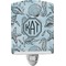 Sea-blue Seashells Ceramic Night Light (Personalized)