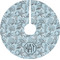 Sea-blue Seashells Tree Skirt (Personalized)