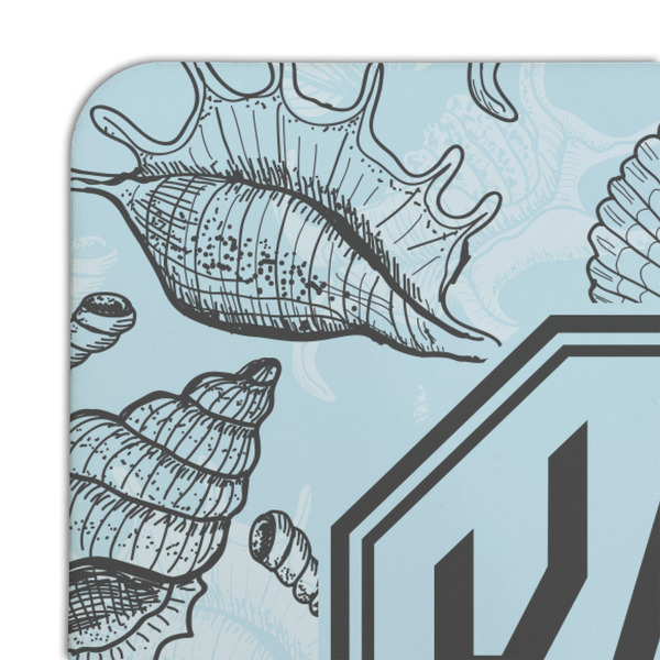 Sea-blue Seashells Coaster Set - DETAIL