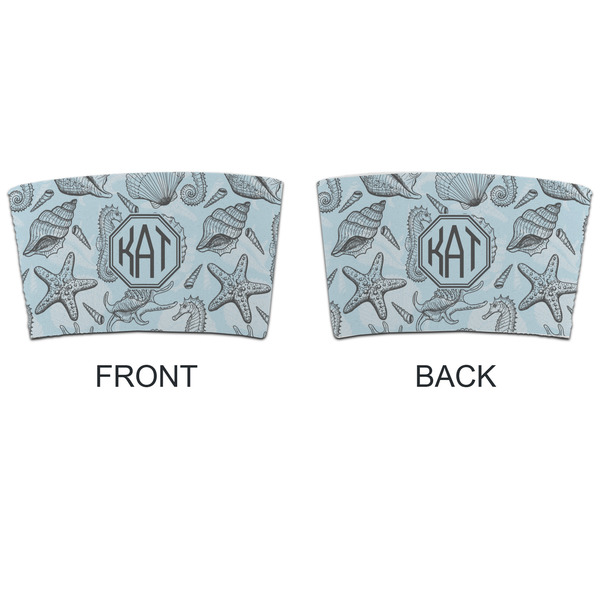 Sea-blue Seashells Coffee Cup Sleeve - APPROVAL