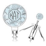 Sea-blue Seashells Corkscrew (Personalized)