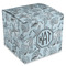 Sea-blue Seashells Cube Favor Gift Box - Front/Main