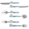 Sea-blue Seashells Cutlery Set - APPROVAL