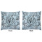 Sea-blue Seashells Decorative Pillow Case - Approval