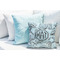 Sea-blue Seashells Decorative Pillow Case - LIFESTYLE 2