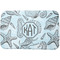 Sea-blue Seashells Dish Drying Mat (Personalized)