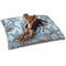 Sea-blue Seashells Dog Bed - Small LIFESTYLE