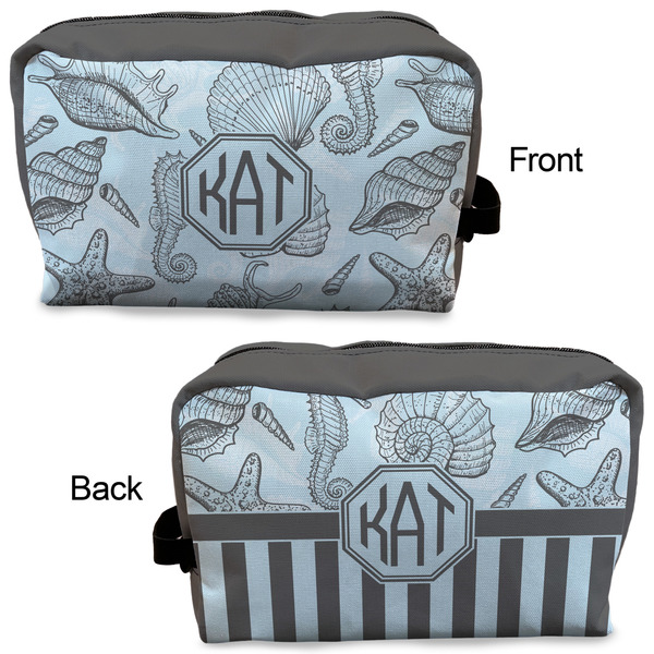 Sea-blue Seashells Dopp Kit - Approval