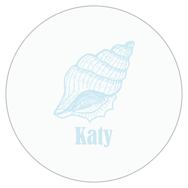 Sea-blue Seashells Drink Topper - XSmall - Single
