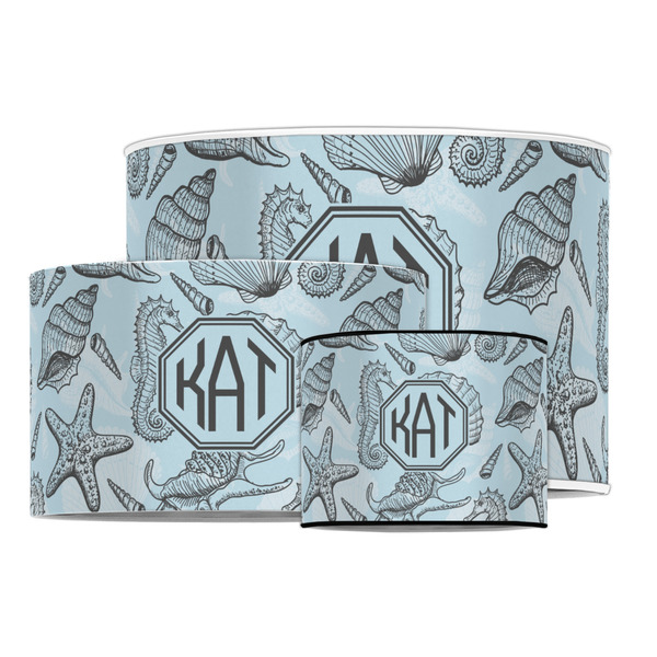 Sea-blue Seashells Drum Lampshades - MAIN