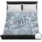 Sea-blue Seashells Duvet Cover - Full / Queen (Personalized)