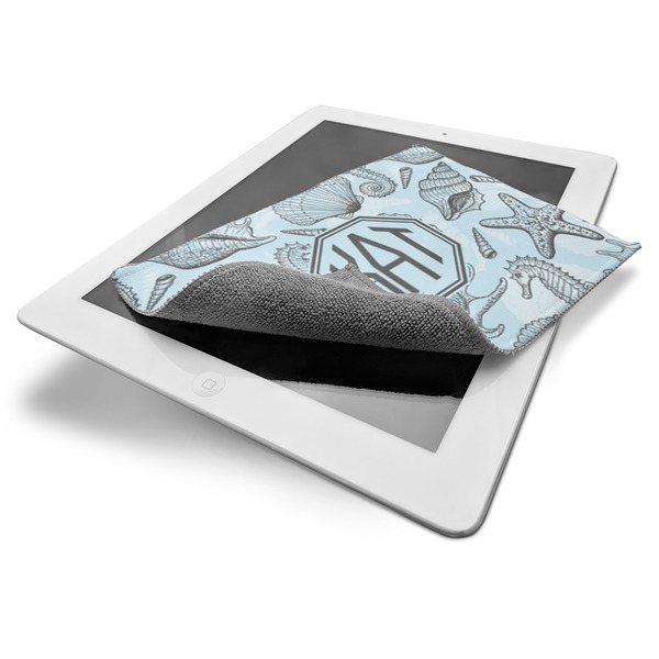 Sea-blue Seashells Electronic Screen Wipe - iPad