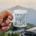 Sea-blue Seashells Single Shot Espresso Cup - Single (Personalized)