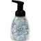 Sea-blue Seashells Foam Soap Bottle - Black (Personalized)