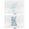 Sea-blue Seashells Full Pillow Case - APPROVAL (partial print)