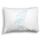 Sea-blue Seashells Full Pillow Case - FRONT (partial print)
