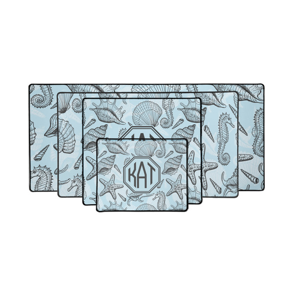 Sea-blue Seashells Gaming Mats - PARENT/MAIN
