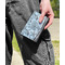 Sea-blue Seashells Genuine Leather Womens Wallet - In Context