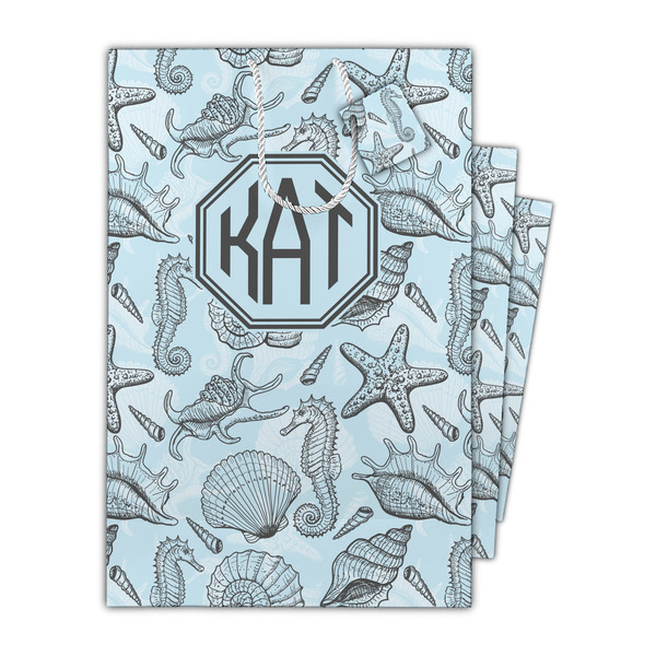 Sea-blue Seashells Gift Bags - Parent/Main