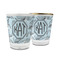 Sea-blue Seashells Glass Shot Glass - 1.5 oz (Personalized)