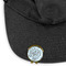 Sea-blue Seashells Golf Ball Marker Hat Clip - Main - GOLD