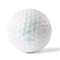 Sea-blue Seashells Golf Balls - Generic - Set of 12 - FRONT