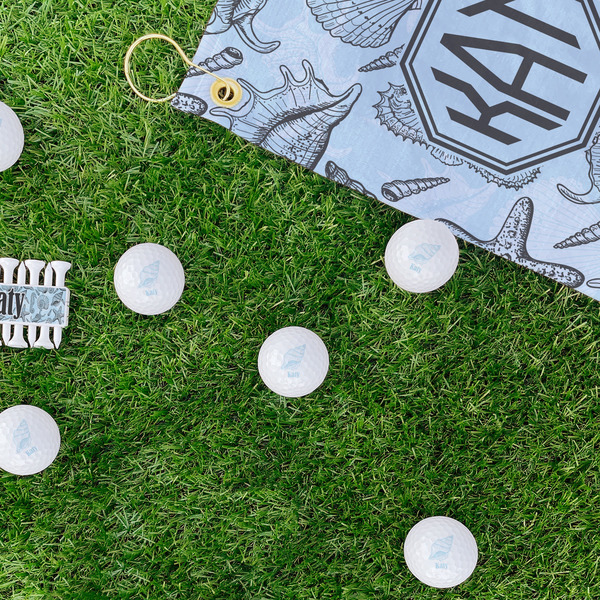 Sea-blue Seashells Golf Balls - Generic - Set of 12 - LIFESTYLE