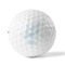 Sea-blue Seashells Golf Balls - Titleist - Set of 3 - FRONT