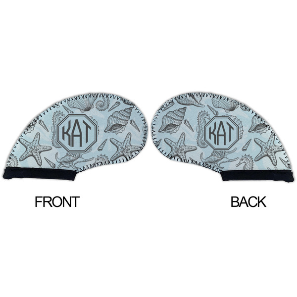 Sea-blue Seashells Golf Club Covers - APPROVAL