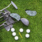 Sea-blue Seashells Golf Club Covers - LIFESTYLE