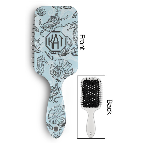 Sea-blue Seashells Hair Brush - Approval
