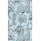 Sea-blue Seashells Hand Towel (Personalized) Full