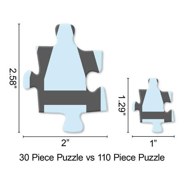 Sea-blue Seashells Jigsaw Puzzle - Piece Comparison