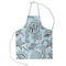 Sea-blue Seashells Kid's Apron - Small (Personalized)