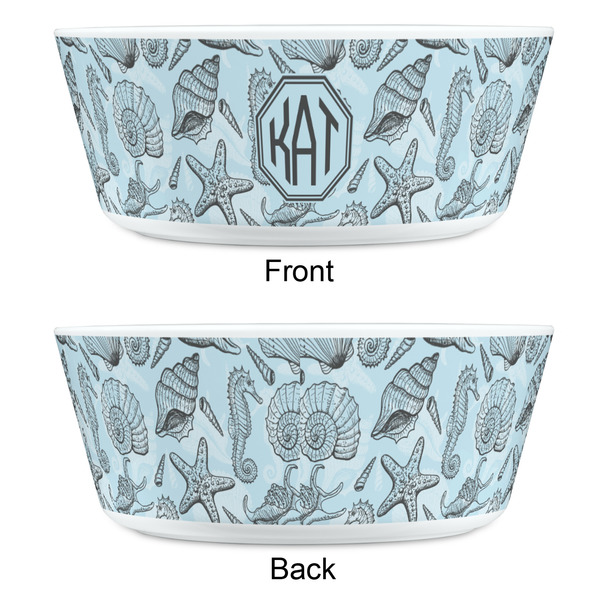 Sea-blue Seashells Kids Bowls - APPROVAL