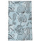 Sea-blue Seashells Kitchen Towel - Poly Cotton - Full Front