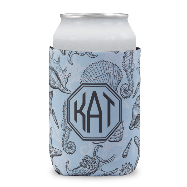 Sea-blue Seashells Can Sleeve