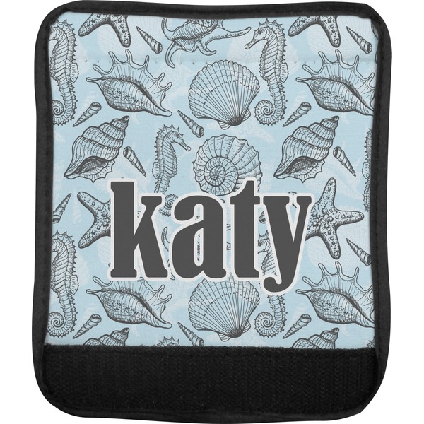 Sea-blue Seashells Luggage Handle Wrap (Approval)