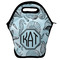 Sea-blue Seashells Lunch Bag w/ Monogram