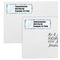 Sea-blue Seashells Mailing Labels - Double Stack Close Up