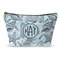 Sea-blue Seashells Makeup Bag (Personalized)