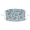 Sea-blue Seashells Adult Cloth Face Mask - XLarge