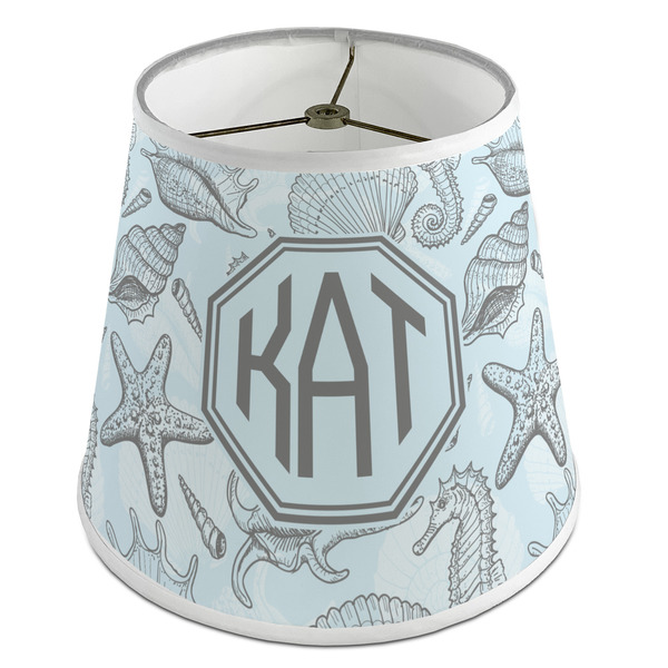 Custom Sea-blue Seashells Empire Lamp Shade (Personalized)