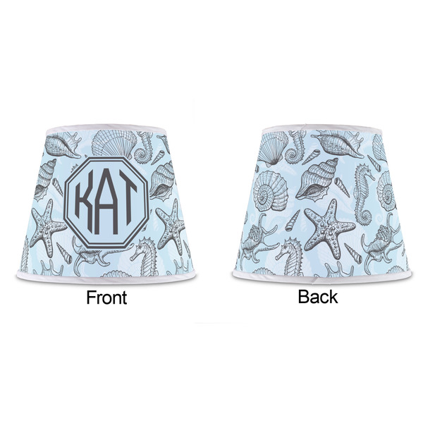 Sea-blue Seashells Poly Film Empire Lampshade - Approval