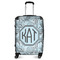 Sea-blue Seashells Suitcase - 24" Medium - Checked (Personalized)