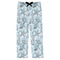 Sea-blue Seashells Mens Pajama Pants - XS